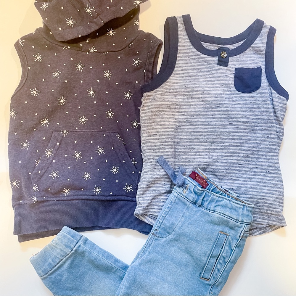 Little Bipsy + Cat & Jack Summer 4th of July Outfit